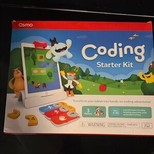 Osmo Coding Starter Kit for Tablets - Red and White